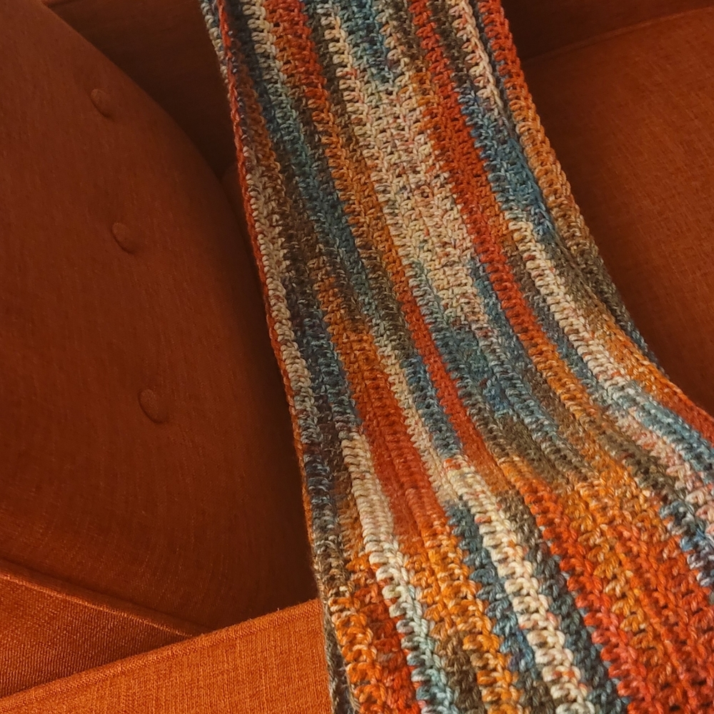 Crochet Infinity Scarf - Picture 2 of 4
